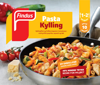 kylling og fullkornspasta
