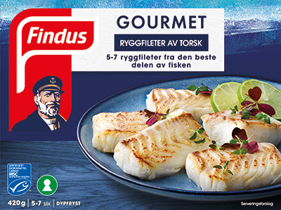 Produktbilde av Findus gourmet torskefileter