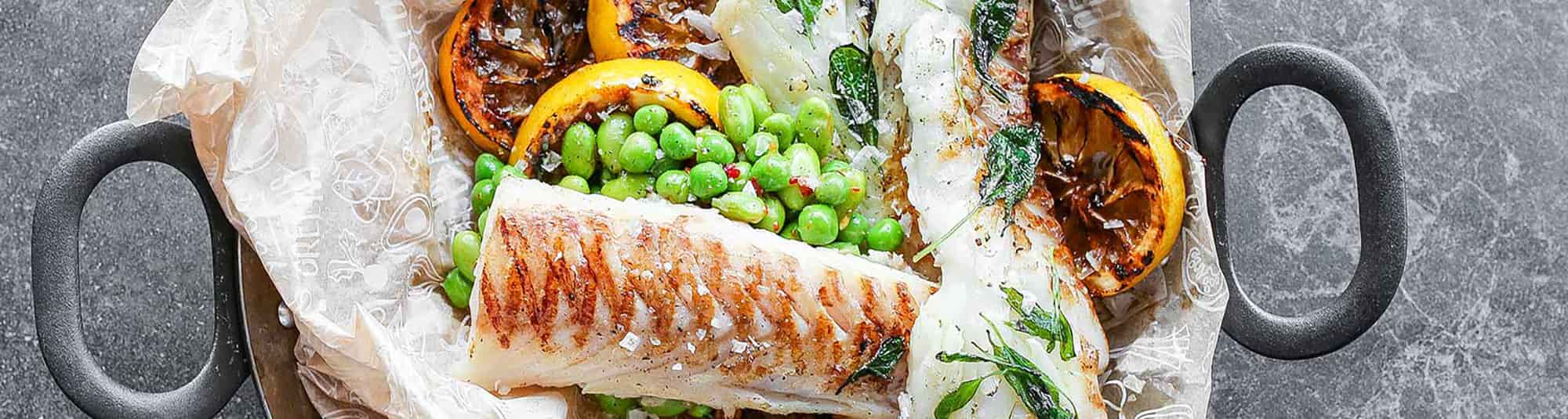 Lun erte- og bønnesalat