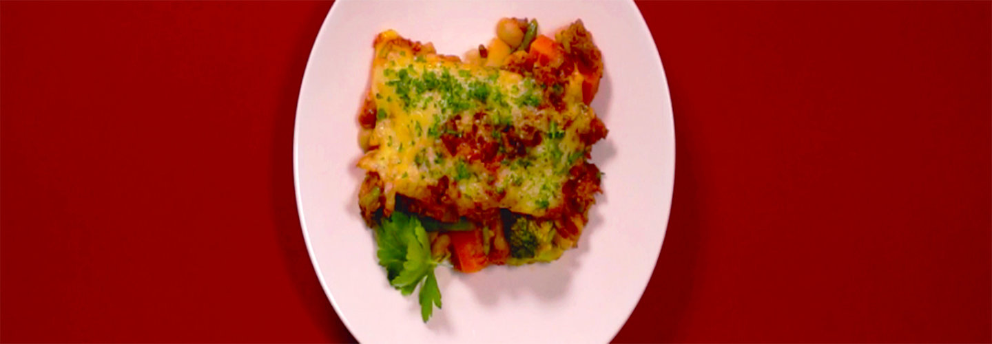 Gratinert ovnsrett til barna med Perfekt Til Kjøtt