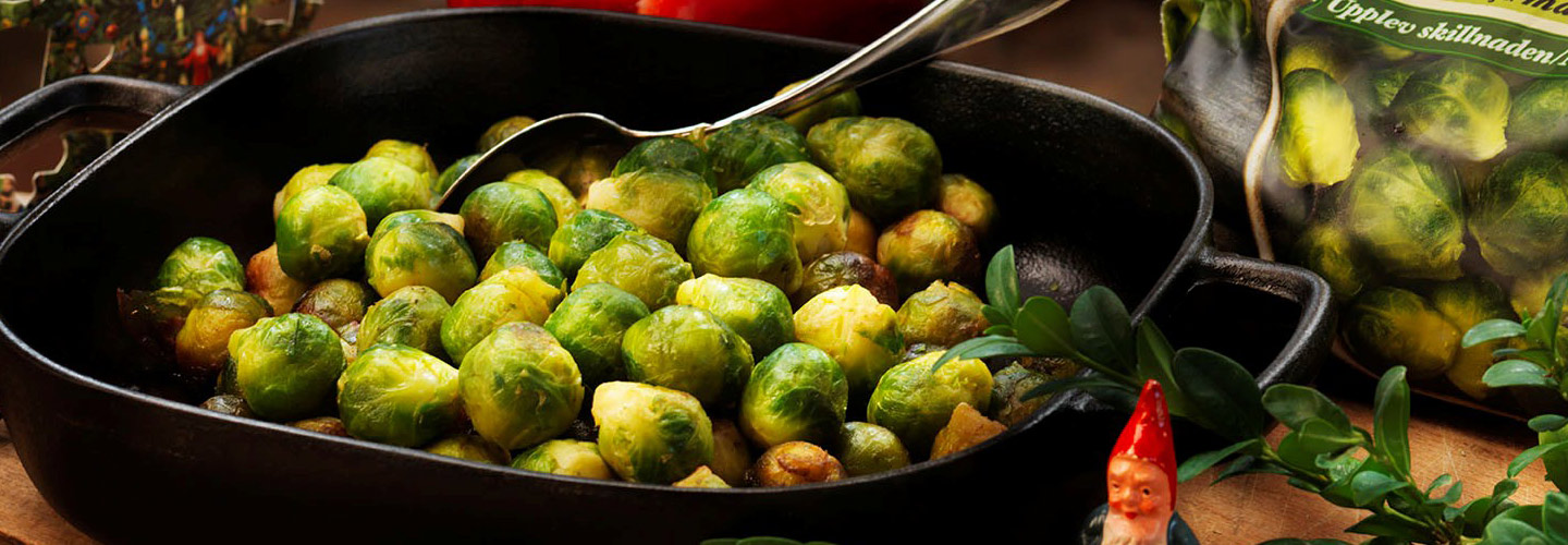 Ovnsbakt rosenkål med parmesan