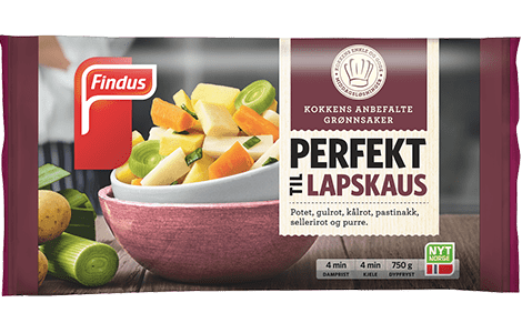 Pakningsbilde lapskausblanding - grønnsaker Perfekt til Lapskaus fra Findus