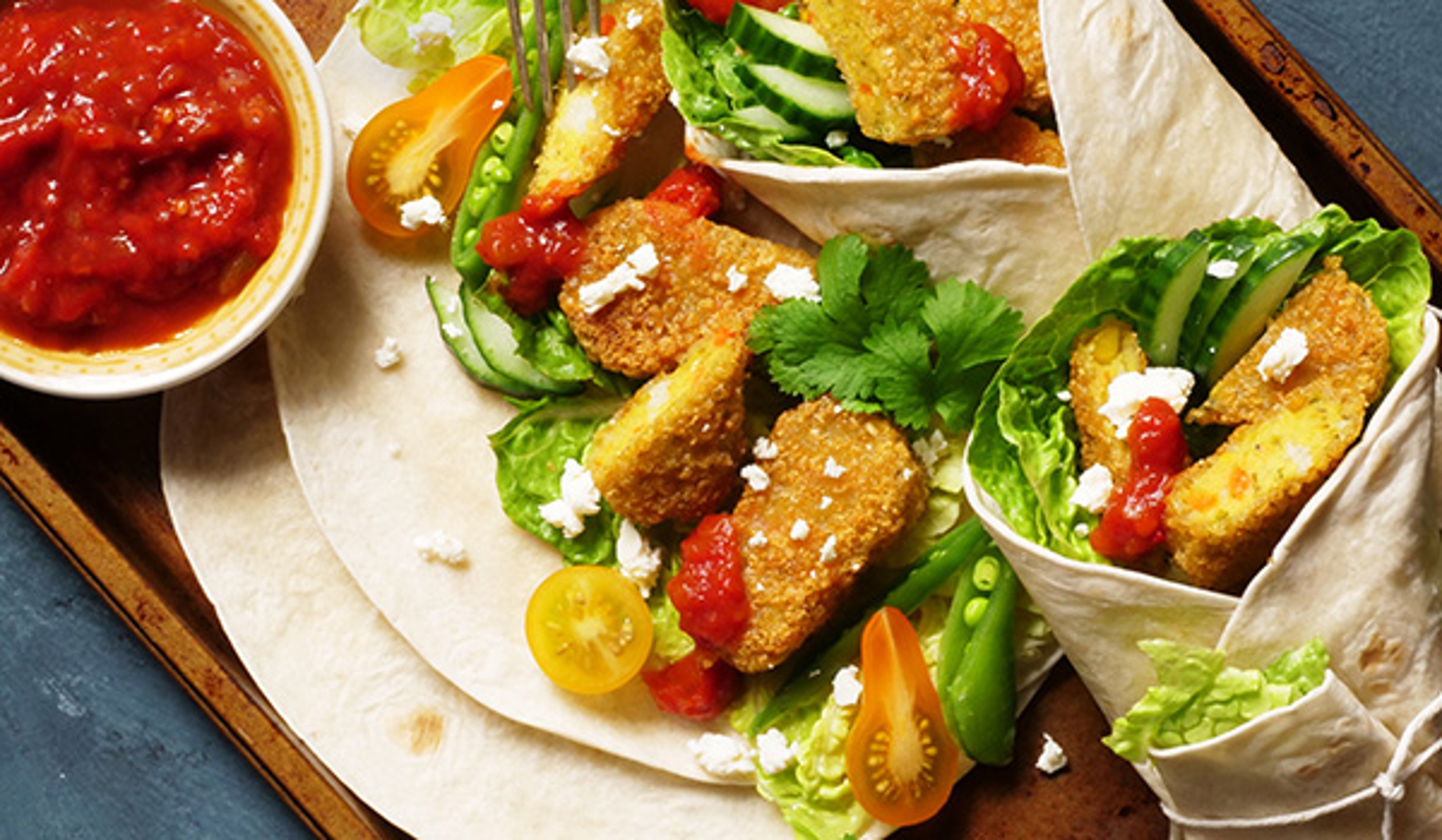 Grnnsaksnuggets i wrap med salsa_600x350.jpg