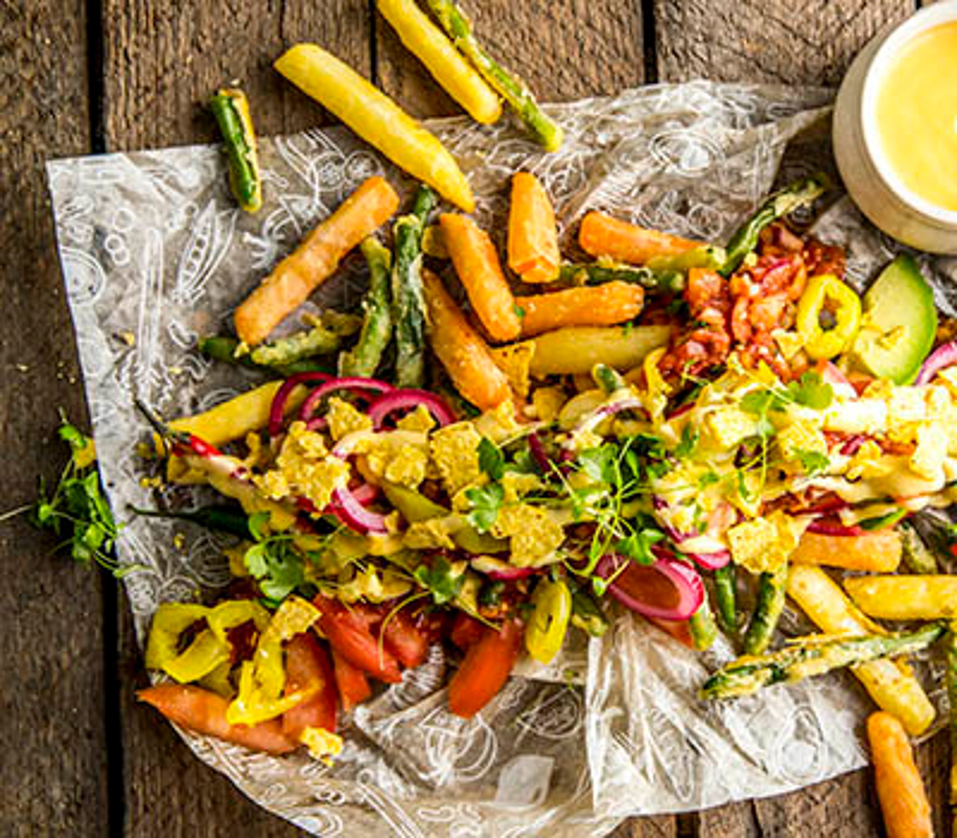 Sprobakte Grnnsaksfries til grillmat_400x350.jpg